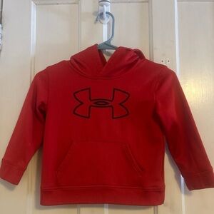 Under Armour Kids Bold Red Hoodie